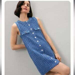 Sandro Palmare Tweed Mini Dress - 36